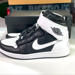 Air Jordan 1 Hi Flyease Men Sz 10 Zip Up Sneakers